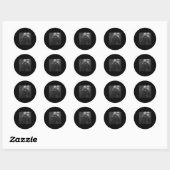 Grotevoet Alien Ufo Selfie Grappig Sasquatch Meme Ronde Sticker (Vel)