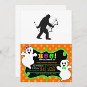 Grotevoet Boogschutter silhouet Kaart (Voorkant / Achterkant)