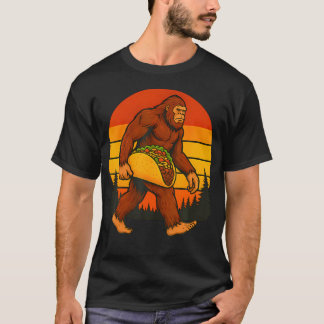 Grotevoet die Taco draagt Grappige Cinco De Mayo J T-shirt