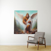 Grotevoet Engel Wandkleed (In situ)