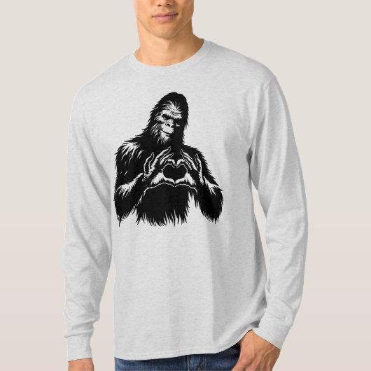 Grotevoet Hart Handen T-shirt (Voorkant)