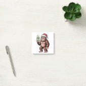Grotevoet Kerst Sasquatch Matcha Liefhebber Post-it® Notes (Kantoor)