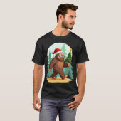 Grotevoet Kerstboom Kabouterhoed (2) T-shirt (Voorkant volledig)