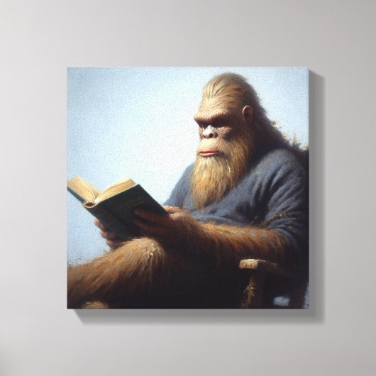 Grotevoet leest canvas afdruk (Voorkant)