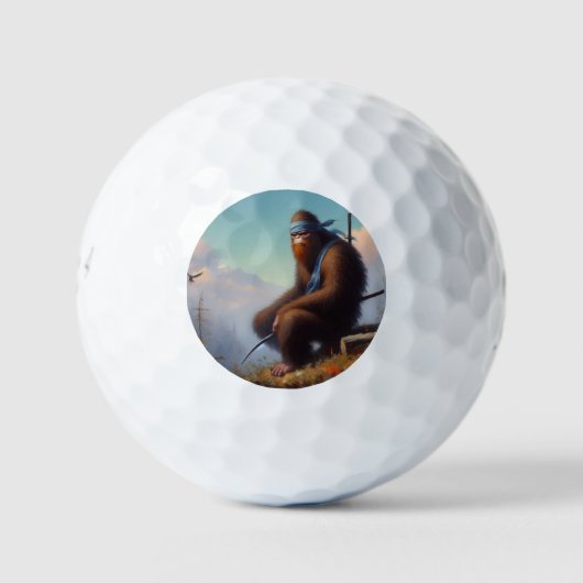 Grotevoet Ninja Golfballen (Voorkant)