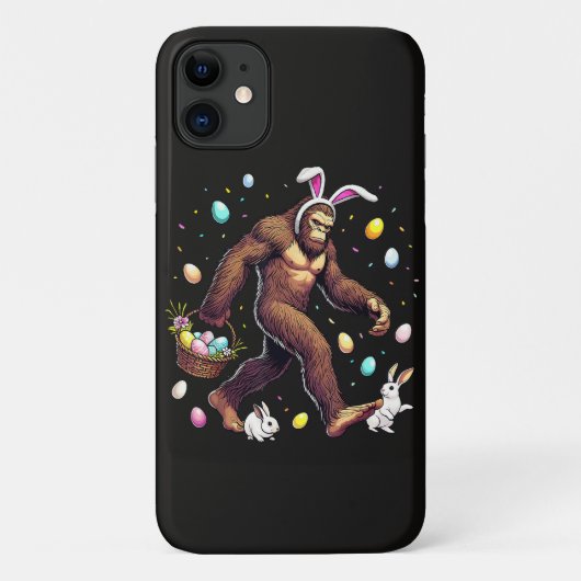 Grotevoet Pasen Dag Grappige Sasquatch Case-Mate iPhone Case (Achterkant)