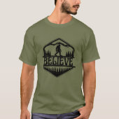 GroteVoet Sasquatch Grappige Squatchy Bos Vintage T-shirt (Voorkant)