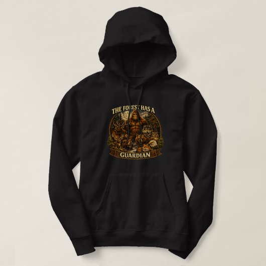 Grotevoet Sasquatch Hoodie (Design voorkant)