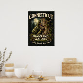 Grotevoet Sasquatch Poster (Keuken)