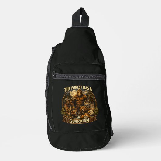Grotevoet Sasquatch Sling Bag (Voorkant)