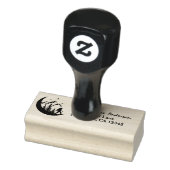 GroteVoet Sasquatch Squatchy Bos Bergen Maan Rubberstempel (Stempel)