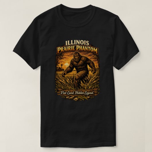 Grotevoet Sasquatch T-shirt (Design voorkant)