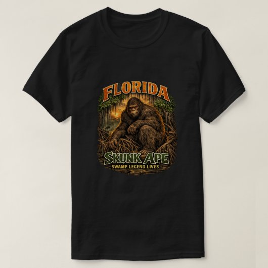 Grotevoet Sasquatch T-shirt (Design voorkant)