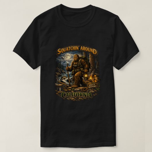Grotevoet Sasquatch T-shirt (Design voorkant)