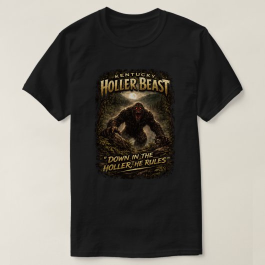 Grotevoet Sasquatch T-shirt (Design voorkant)