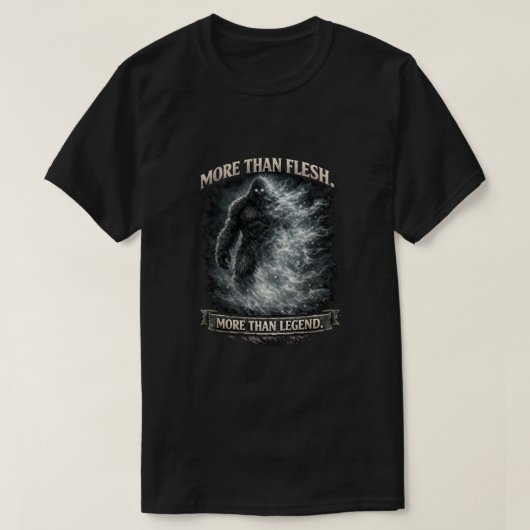 Grotevoet Sasquatch T-shirt (Design voorkant)
