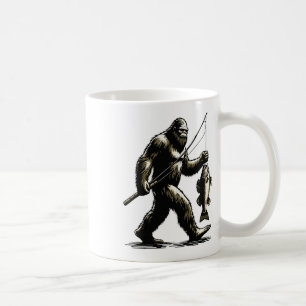Grotevoet snoekbaars jacht hengelaar Sasquatch sno Koffiemok