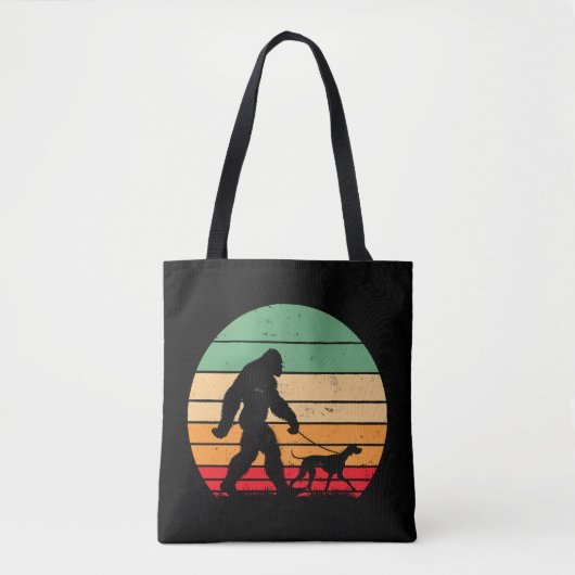 Grotevoet Wandelende Duitse Korthaar Pointer Hond Tote Bag (Voorkant)
