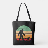 Grotevoet Wandelende Duitse Korthaar Pointer Hond Tote Bag (Achterkant)