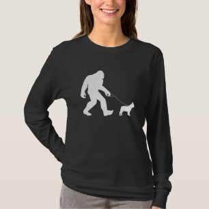 Grotevoet Wandelende Franse Bulldog T-shirt