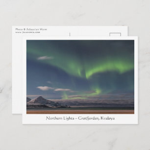 Grøtfjorden Kvaloya Noorwegen Briefkaart