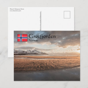 Grotfjorden Noorwegen Briefkaart