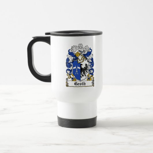 Groth Family Crest Reisbeker (Links)