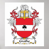 Grothe Family Crest Poster (Voorkant)