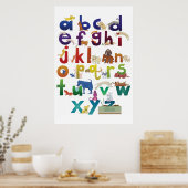 Grotke Alphabet Dogs Poster (Keuken)