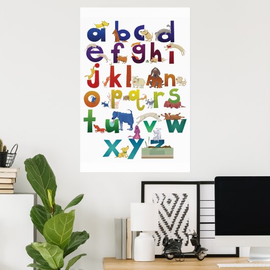 Grotke Alphabet Dogs Poster (Thuiskantoor)