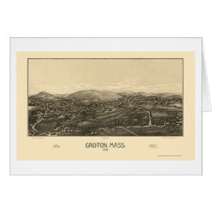 Groton, MA Panoramic Map - 1886