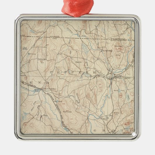 Groton, Massachusetts Metalen Ornament (Voorkant)