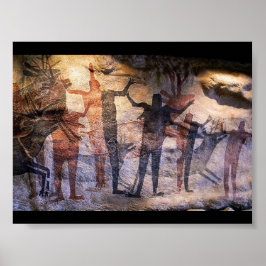 Grotschildering Rock Art Poster