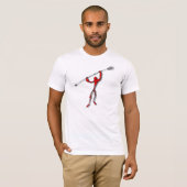 Grotschildering Spear Chucker - rood T-shirt (Voorkant volledig)