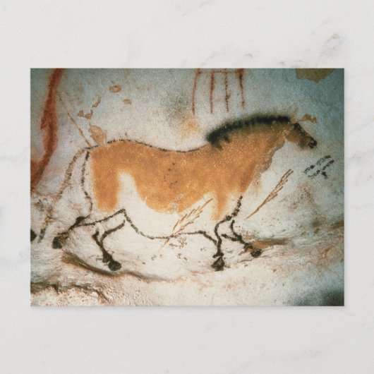 Grottekeningen Lascaux Frans Prehistorisch Briefkaart (Voorkant)