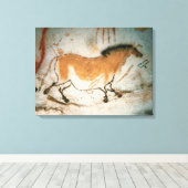 Grottekeningen Lascaux Frans Prehistorisch Canvas Afdruk (Insitu (Houten vloer))