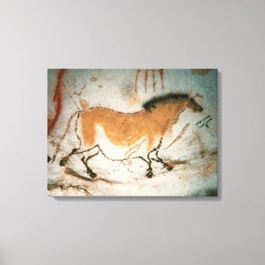 Grottekeningen Lascaux Frans Prehistorisch Canvas Afdruk (Voorkant)
