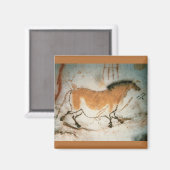 Grottekeningen Lascaux Frans Prehistorisch Magneet (Voorkant / Achterkant)