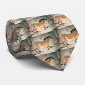 Grottekeningen Lascaux Frans Prehistorisch Stropdas (Opgerold)