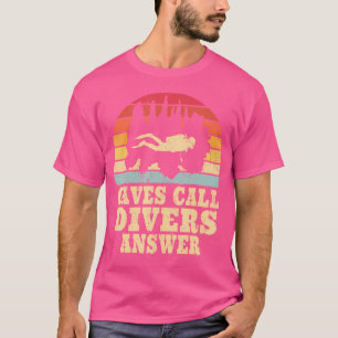 Grotten Roeien Duiker Antwoord Speleologie Vrouwen T-shirt