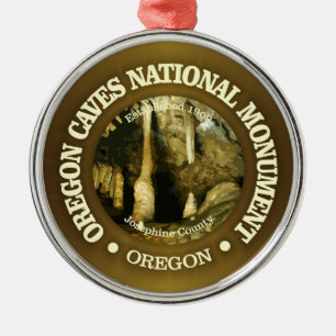 Grotten van Oregon (NM) Metalen Ornament