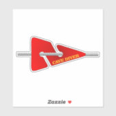 Grottenduiker (lijnmarkering) sticker (Vel)
