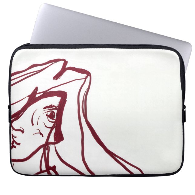 Grottenschildering Laptophoes Laptop Sleeve (Voorkant)