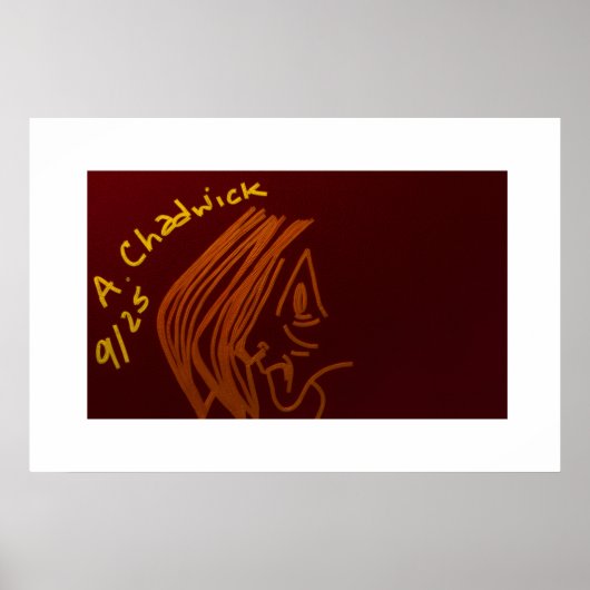 Grottenschildering Poster (Voorkant)