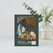 Grottes de Han Vintage Poster 1922 Briefkaart (Staand voorkant)