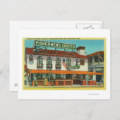 Grotto Bldg van de beroemde visser Briefkaart (Voorkant / Achterkant)