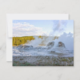 Grotto Geyser, Yellowstone National Park Briefkaart