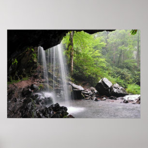 Grotto Herfsten Smoky Mountain Nat'l Park Poster
