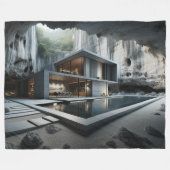 Grotwoning Fleece Deken (Voorkant (Horizontaal))