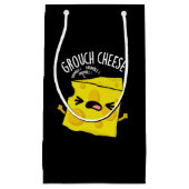 Grou-cheese Funny Cheese Pun Dark BG Klein Cadeauzakje (Voorkant)
